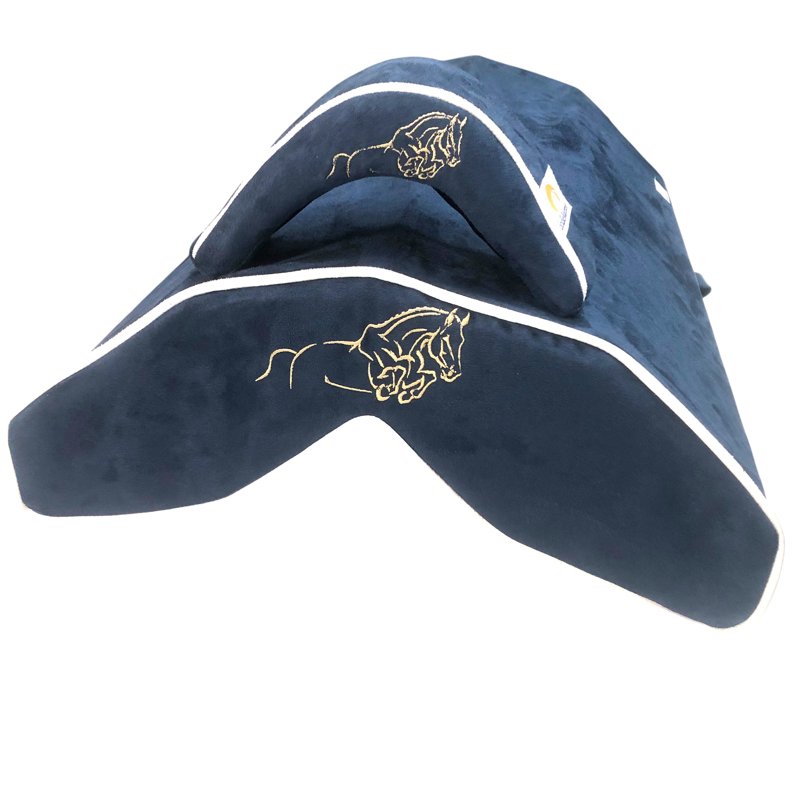 SaddleMattress TM Vertex and BridleMattress TM Gold Braided Jumper in Dark Blue