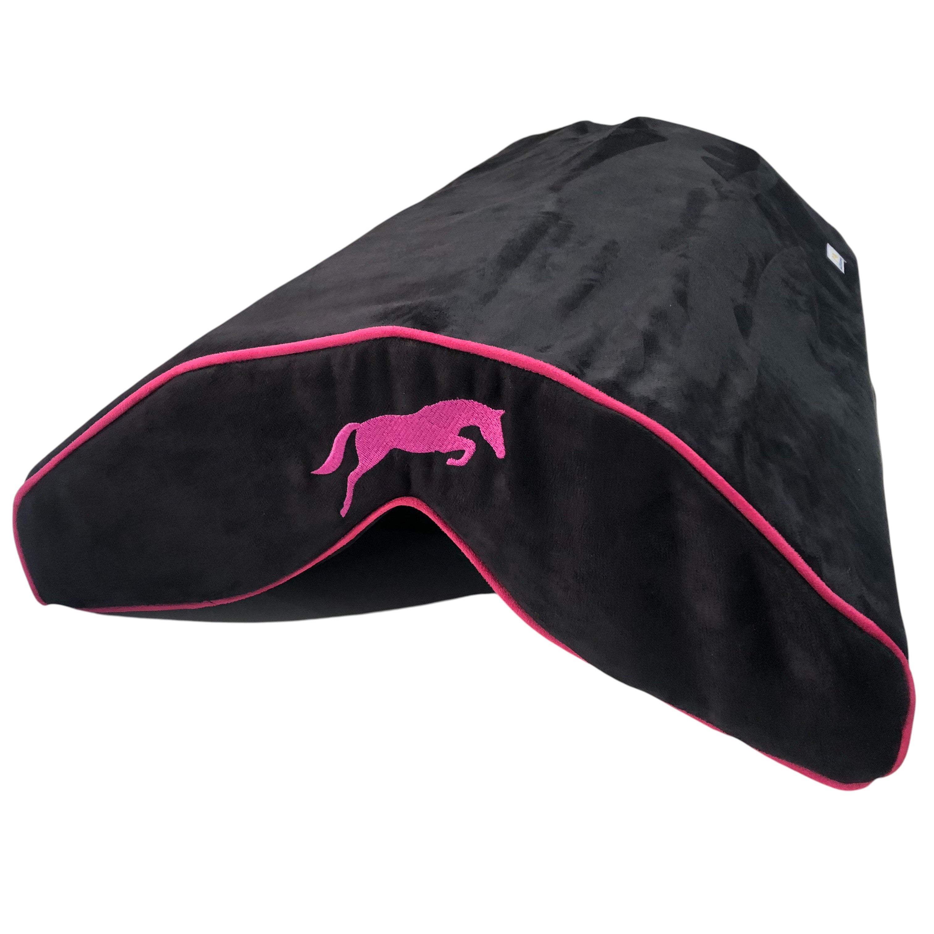 NEW! SaddleMattress TM Vertex hot Pink Horse Bascule in Black