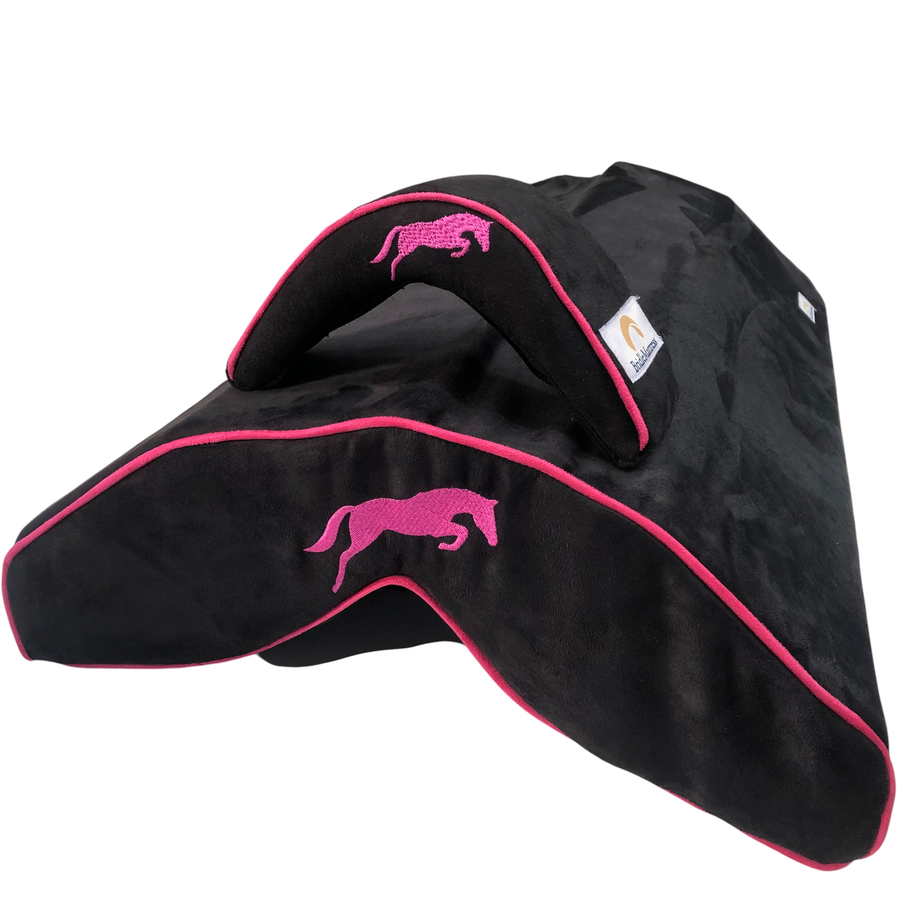 SaddleMattress TM Vertex and BridleMattress Hot Pink Bascule in Black