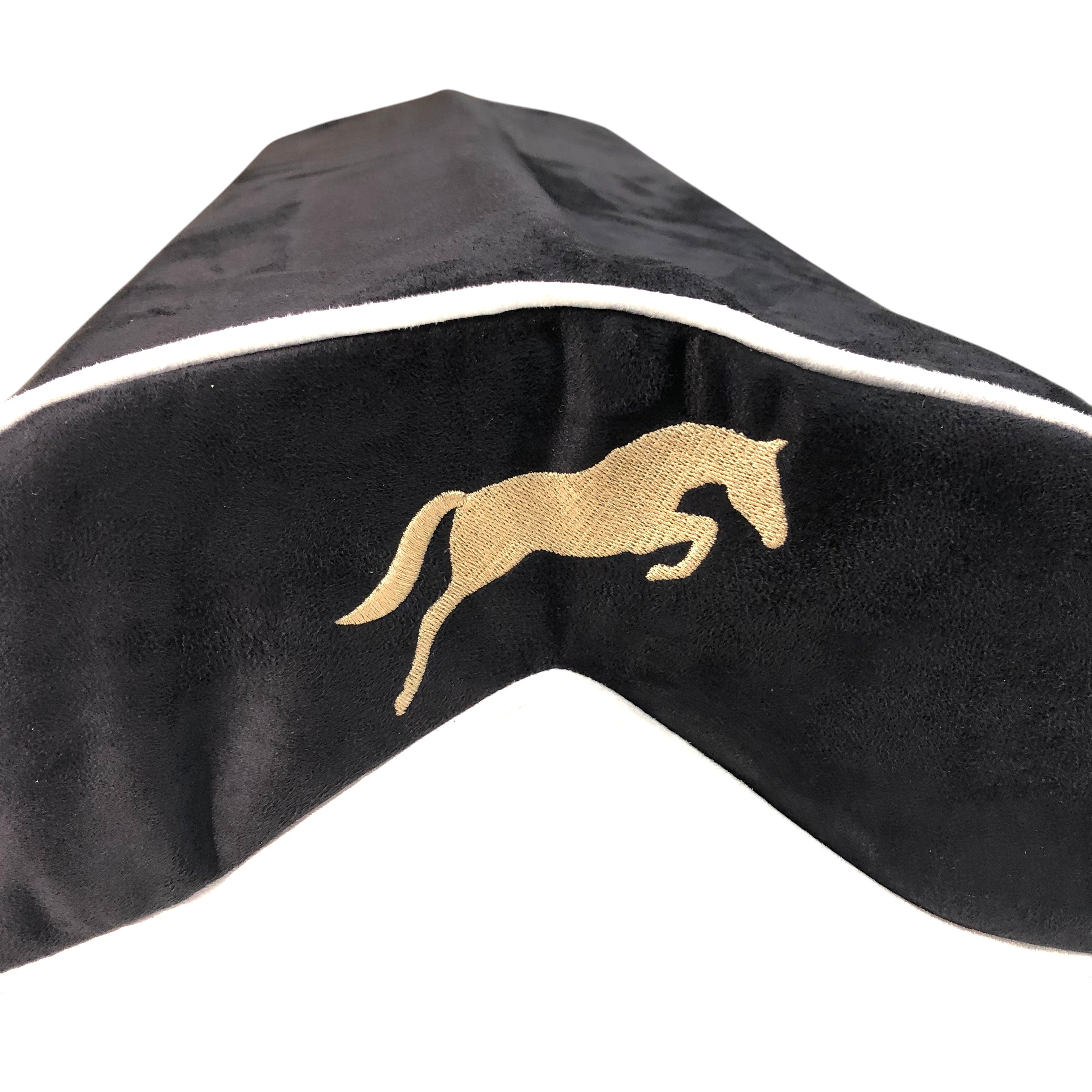 SaddleMattress TM Vertex Gold Horse Bascule in Black