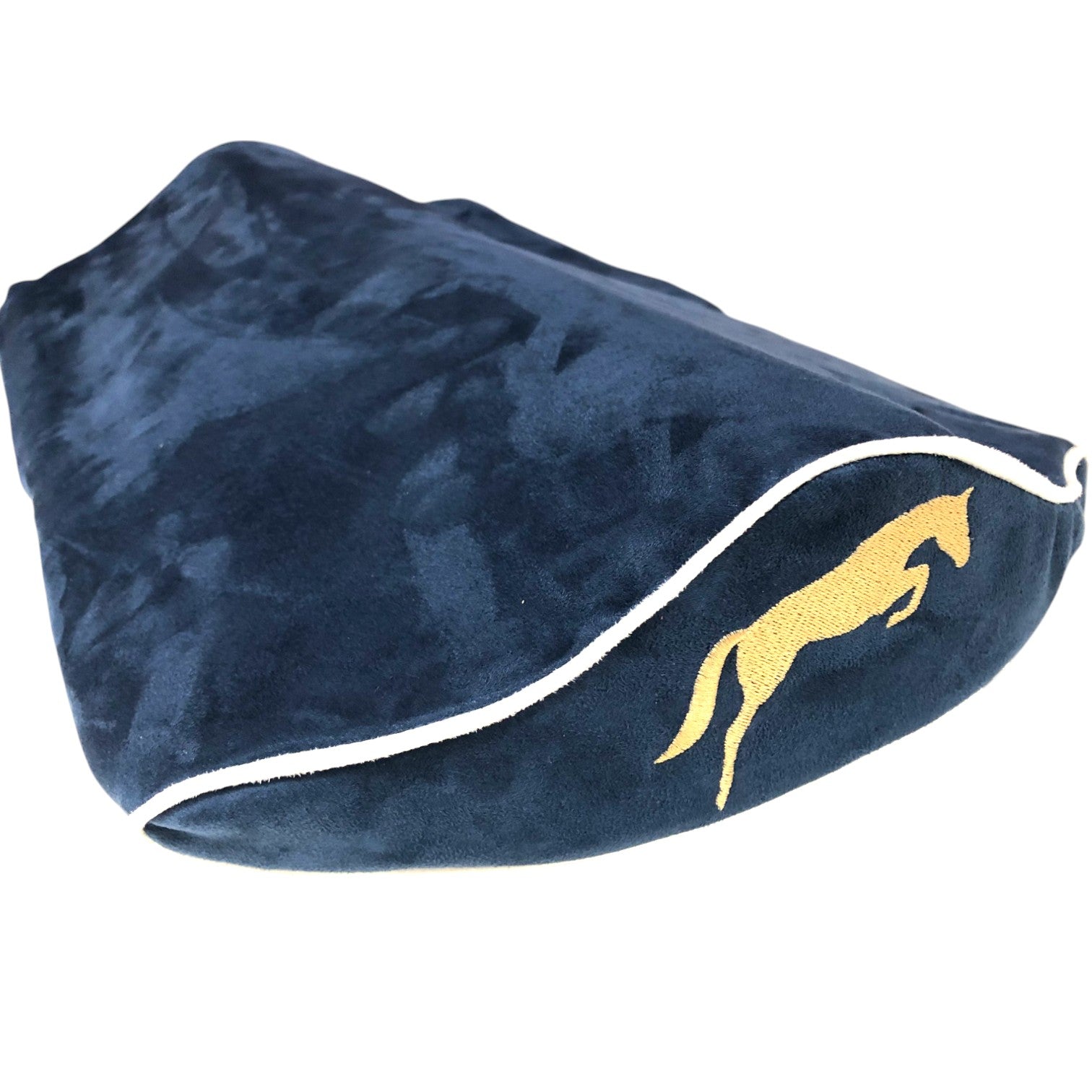 NEW! SaddleMattress TM Supreme Gold Horse Bascule in Dark Blue