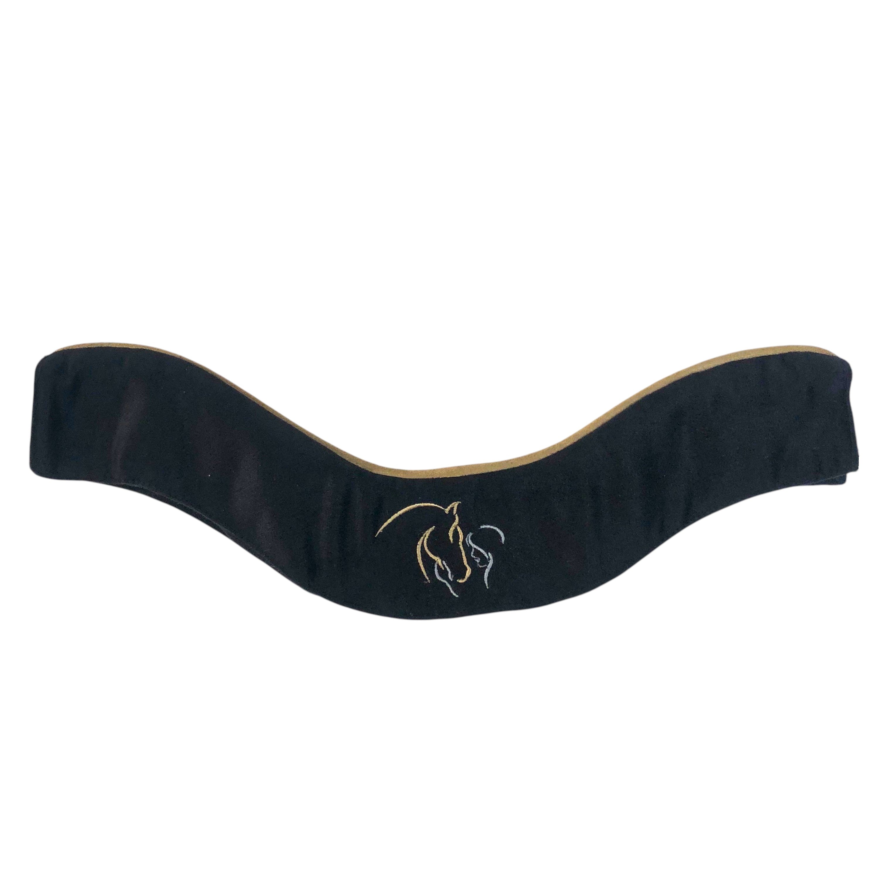 BrowBandana Girl and Horse in BLACK CURVED 14"