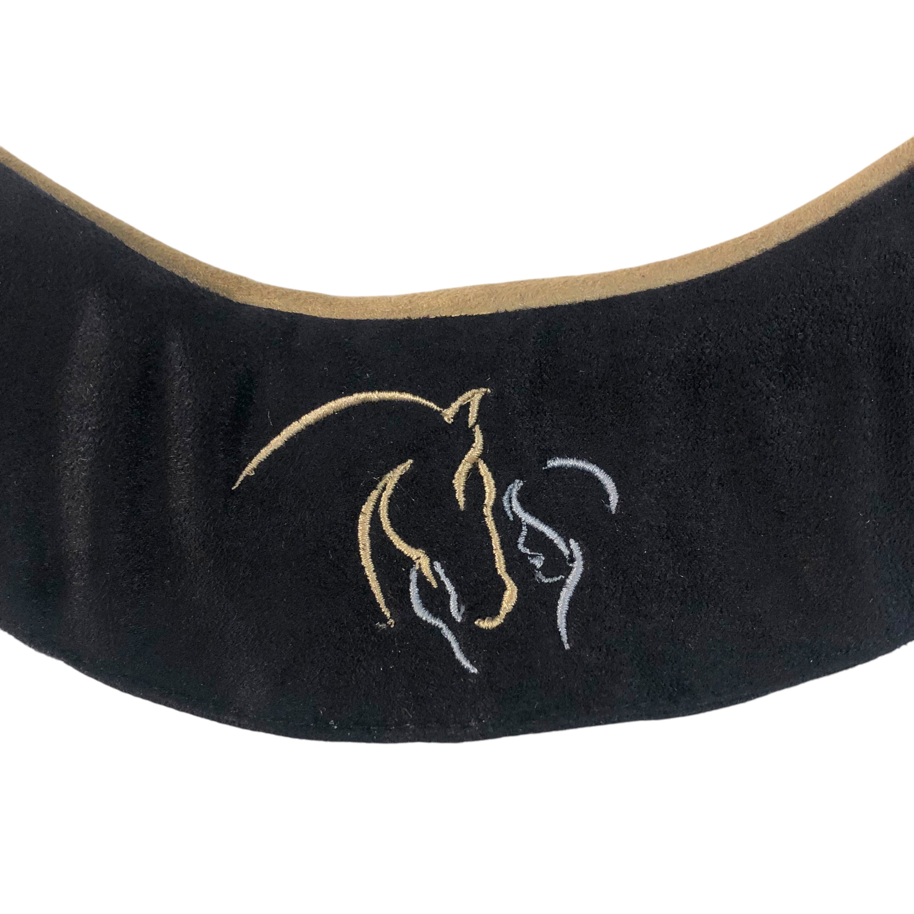 BrowBandana Girl and Horse in BLACK CURVED 14"