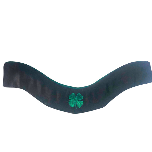 BrowBandana Four Leaf Clover in BLACK CURVED 14