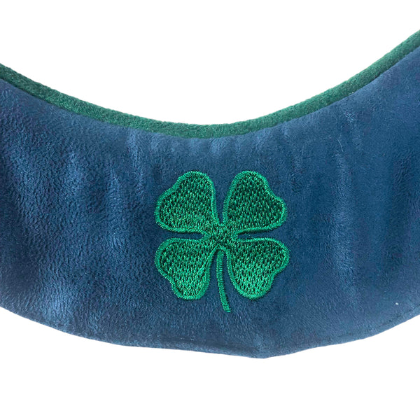 BrowBandana Four Leaf Clover in DARK BLUE CURVED 14"