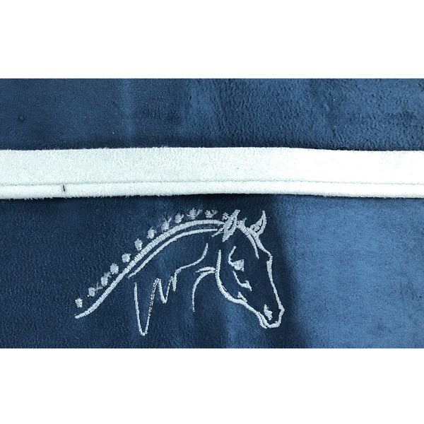BrowBandana Show Horse in DARK BLUE