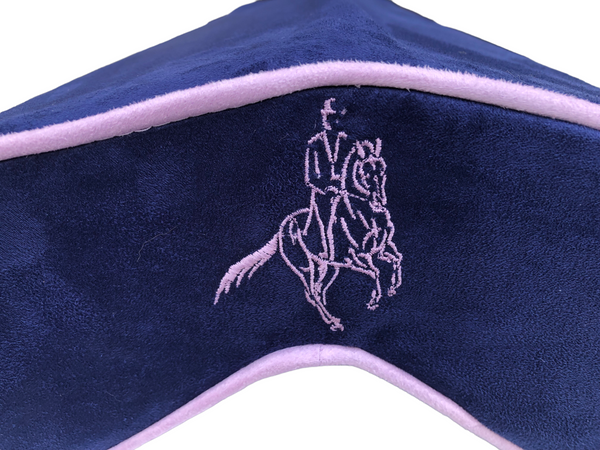 SaddleMattress Vertex Dressage Horse Pirouette in Midnight Blue