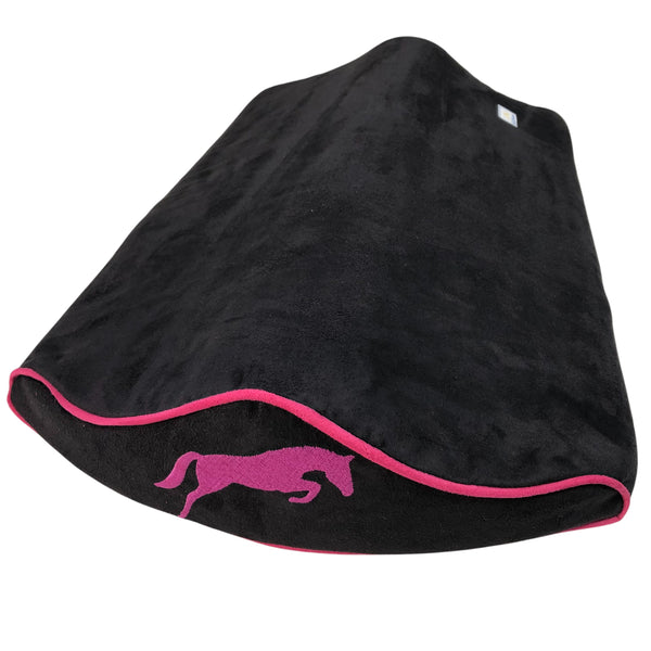 NEW! SaddleMattress TM Supreme Hot Pink Horse Bascule in Black
