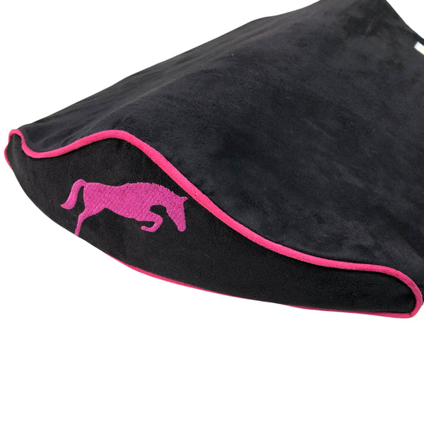 NEW! SaddleMattress TM Supreme Hot Pink Horse Bascule in Black