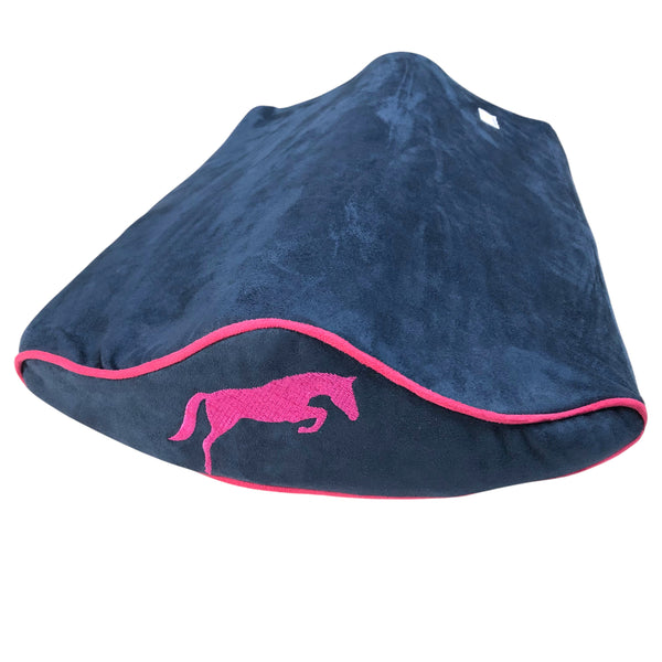NEW! SaddleMattress TM Supreme Hot Pink Horse Bascule in DARK BLUE