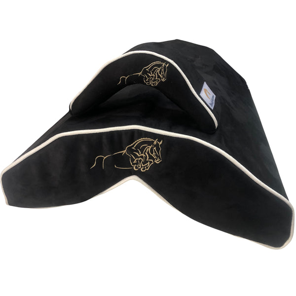 SaddleMattress TM Vertex and BridleMattress TM Gold Braided Jumper in Black