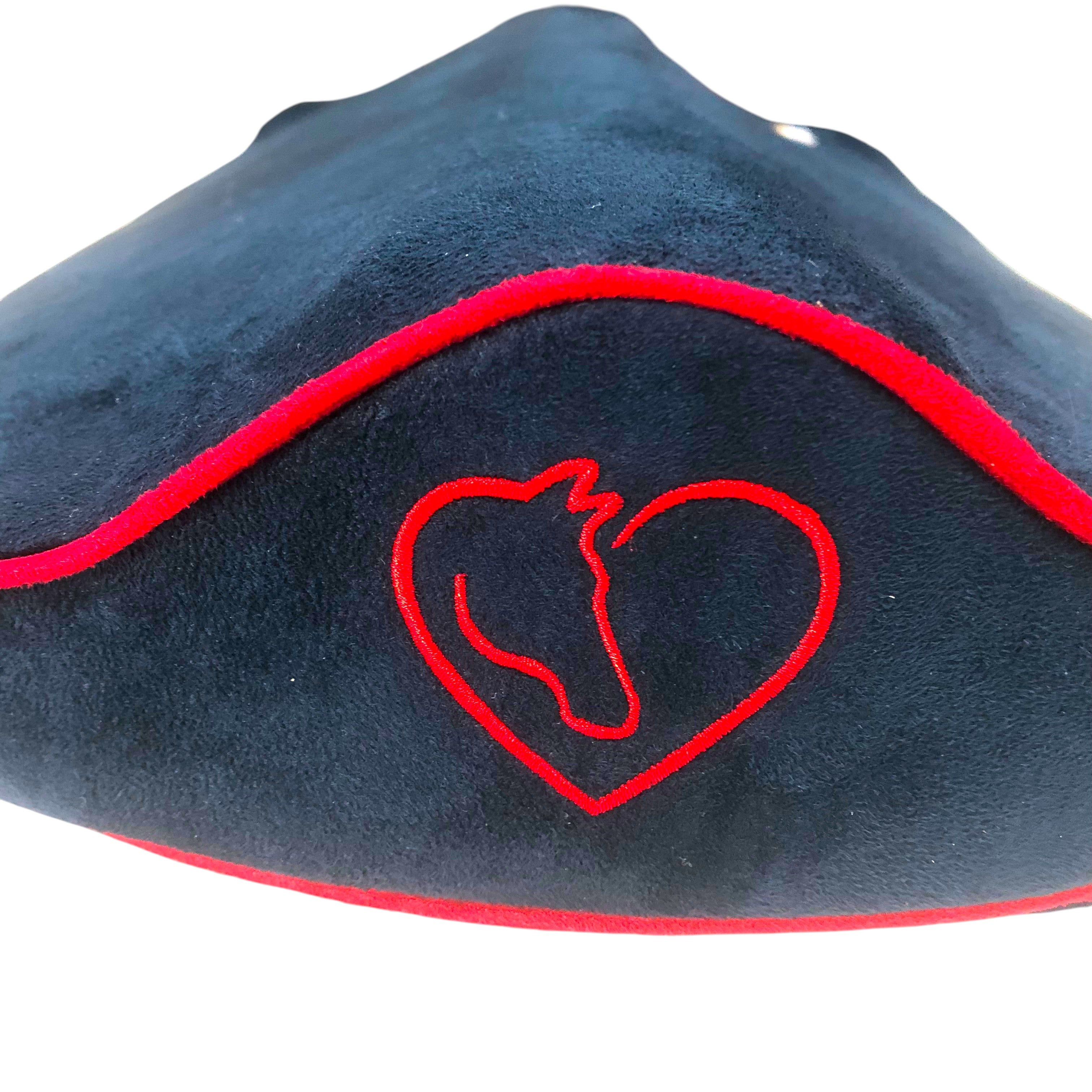 SaddleMattress TM Supreme Lipstick Red Horse & Heart in NAVY