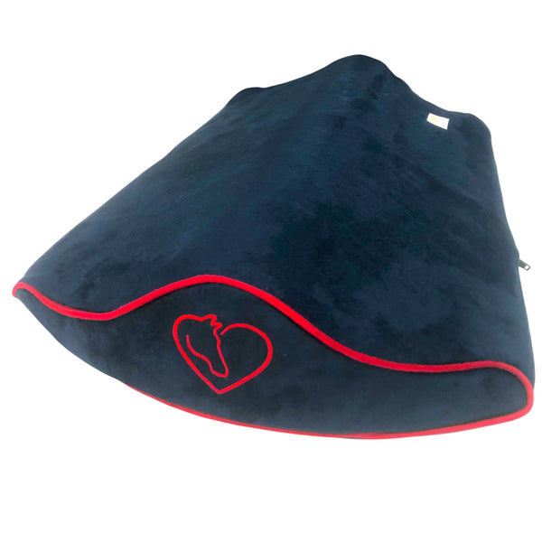 SaddleMattress TM Supreme Lipstick Red Horse & Heart in NAVY