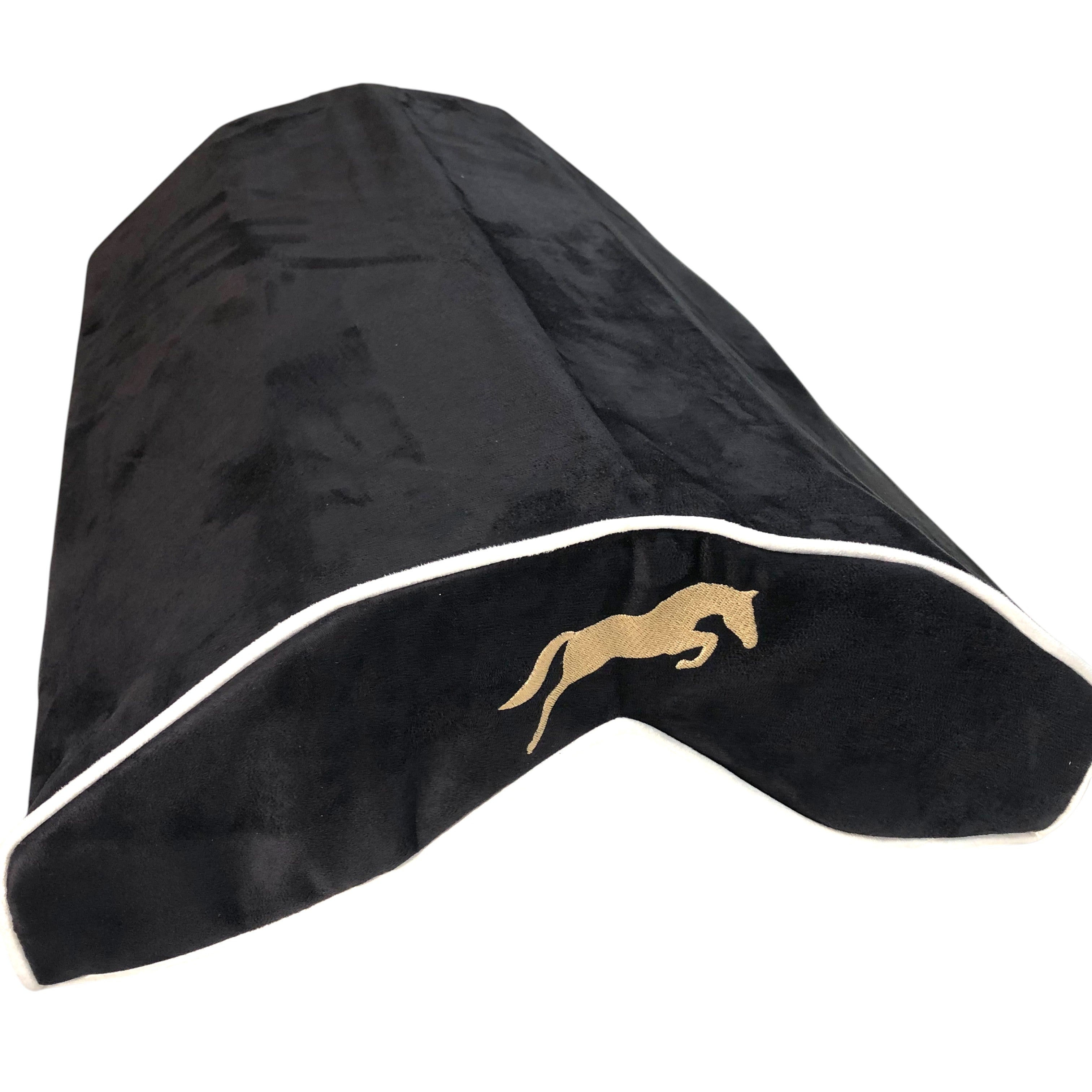 SaddleMattress TM Vertex Gold Horse Bascule in Black