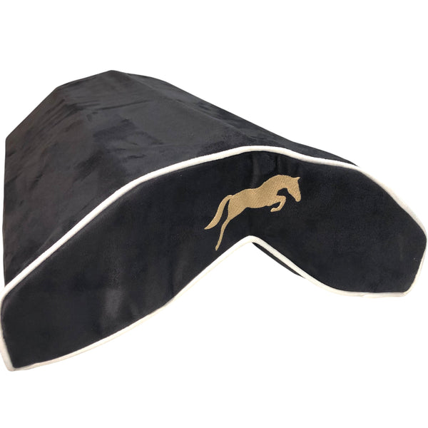 SaddleMattress TM Vertex Gold Horse Bascule in Black