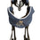 BrowBandana Dressage horse Medium Trot in DARK BLUE