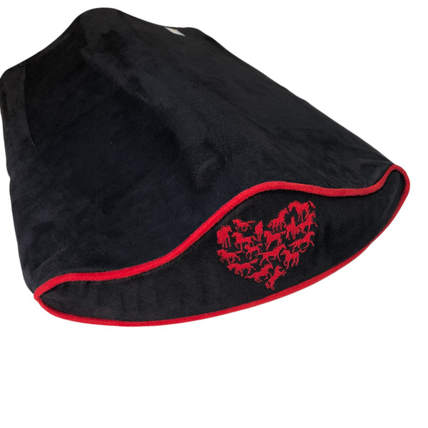 NEW! SaddleMattress Supreme Heart of Horses in Black