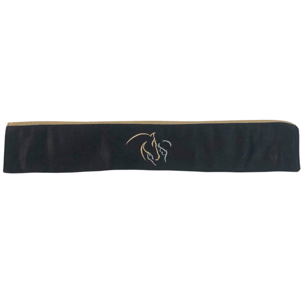 BrowBandana Girl and Horse in BLACK STRAIGHT 14