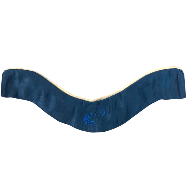 BrowBandana Blue Horse in DARK BLUE CURVED 14