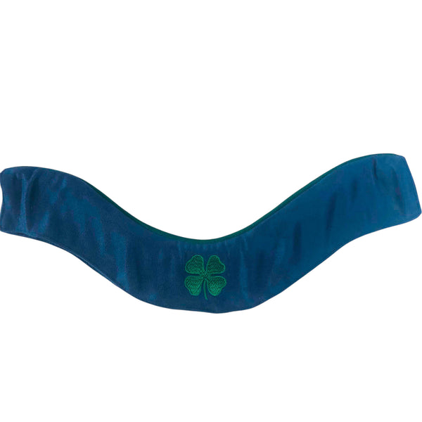 BrowBandana Four Leaf Clover in DARK BLUE CURVED 14