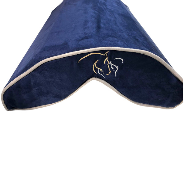 SaddleMattress Vertex Girl and Horse in Midnight Blue
