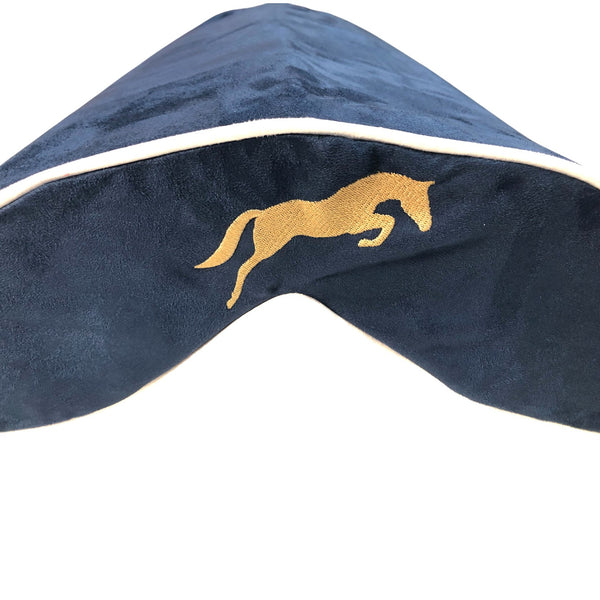 SaddleMattress Vertex Gold Horse Bascule in Dark Blue
