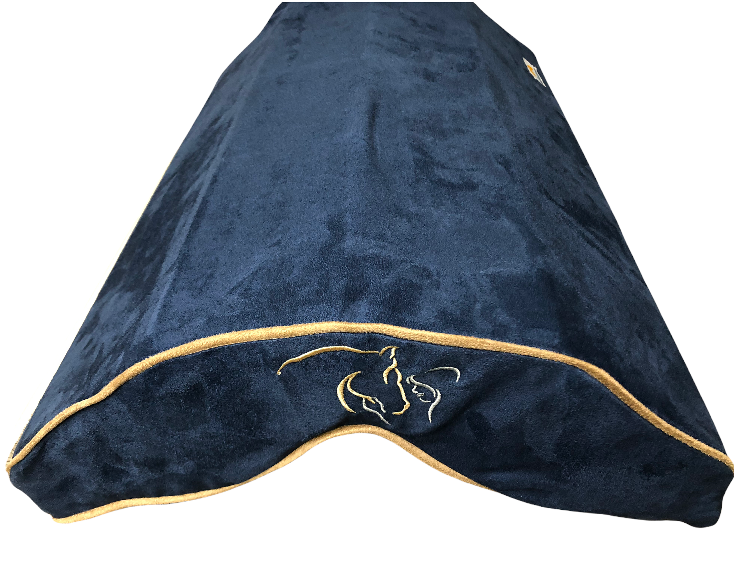 SaddleMattress Vertex Girl and Horse in Dark Blue