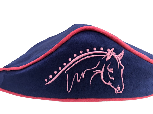 SaddleMattress Supreme Pink Show Horse in Midnight Blue